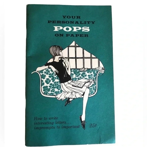 Vintage 50s 60s how to pamphlet on correspondence etiquette Fun Gift Lost Art - Picture 1 of 7